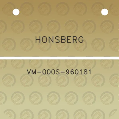 honsberg-vm-000s-960181