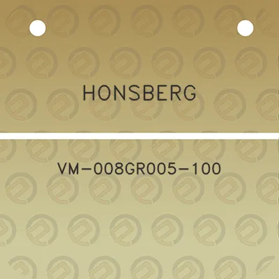 honsberg-vm-008gr005-100