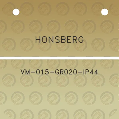 honsberg-vm-015-gr020-ip44