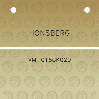 honsberg-vm-015gk020