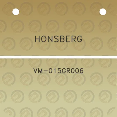 honsberg-vm-015gr006