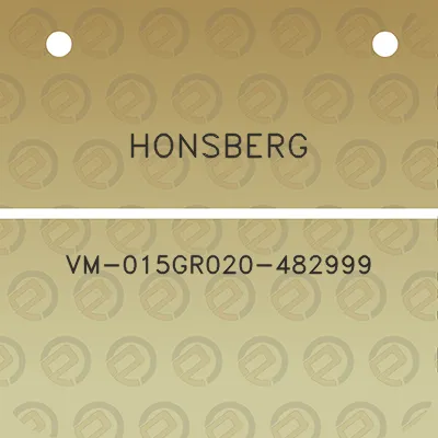 honsberg-vm-015gr020-482999