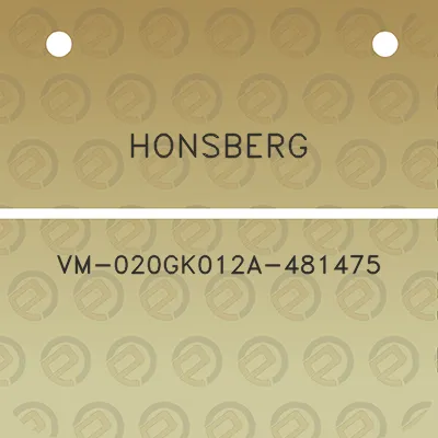 honsberg-vm-020gk012a-481475