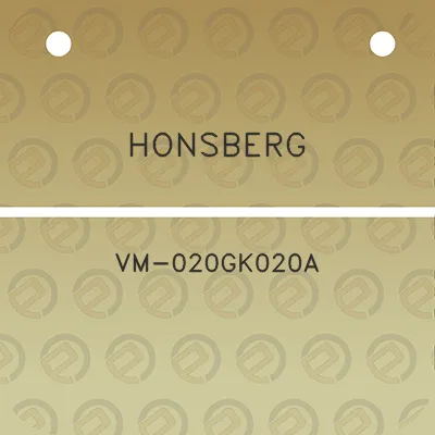 honsberg-vm-020gk020a