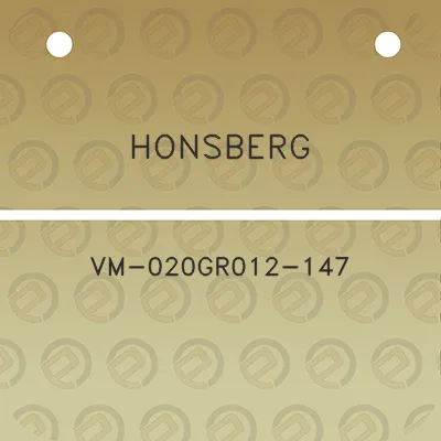 honsberg-vm-020gr012-147