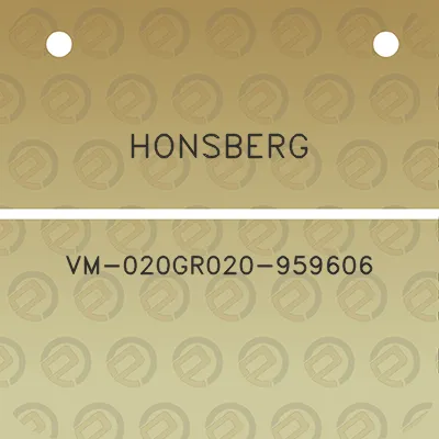 honsberg-vm-020gr020-959606