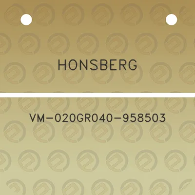 honsberg-vm-020gr040-958503