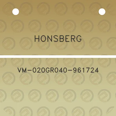 honsberg-vm-020gr040-961724