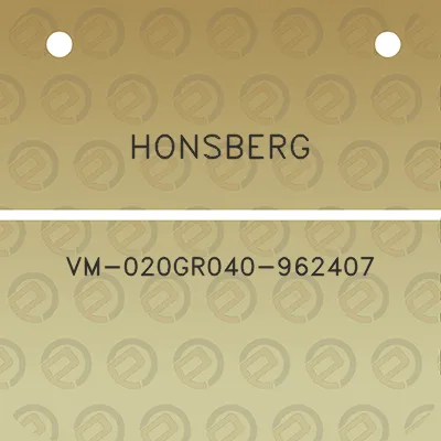 honsberg-vm-020gr040-962407