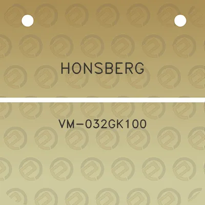 honsberg-vm-032gk100