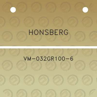 honsberg-vm-032gr100-6