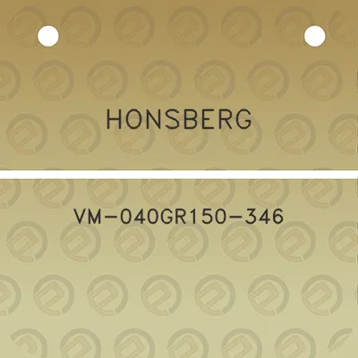 honsberg-vm-040gr150-346