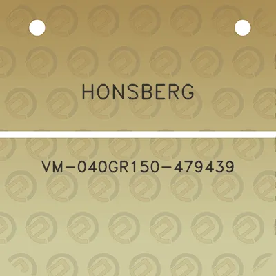 honsberg-vm-040gr150-479439