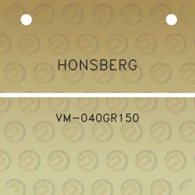 honsberg-vm-040gr150