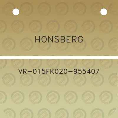 honsberg-vr-015fk020-955407