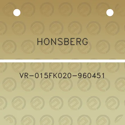 honsberg-vr-015fk020-960451