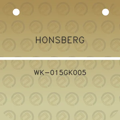 honsberg-wk-015gk005