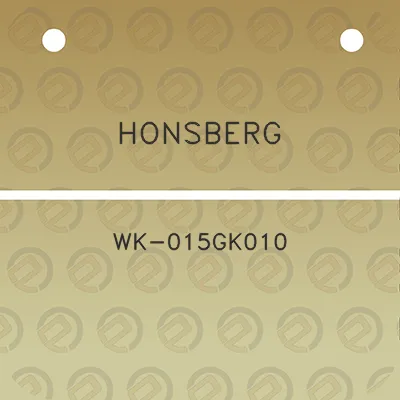 honsberg-wk-015gk010