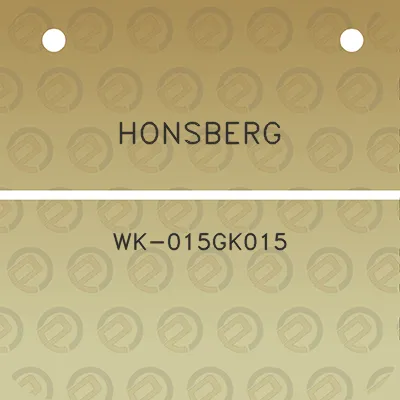 honsberg-wk-015gk015