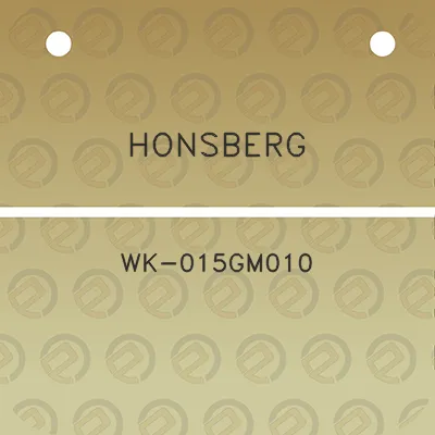 honsberg-wk-015gm010