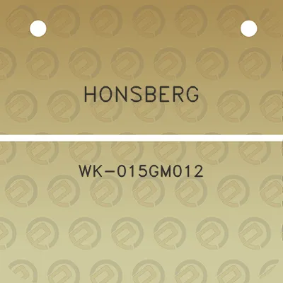 honsberg-wk-015gm012