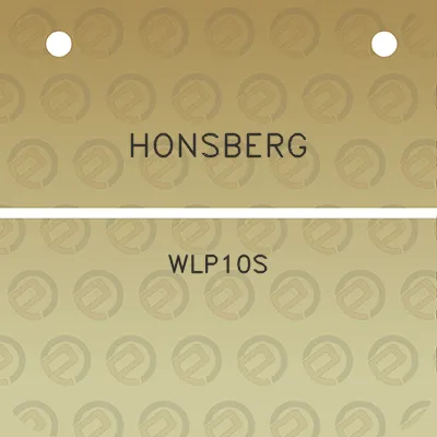 honsberg-wlp10s