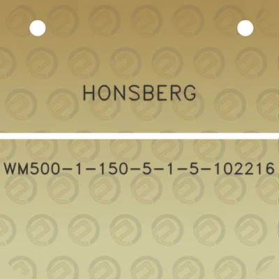 honsberg-wm500-1-150-5-1-5-102216