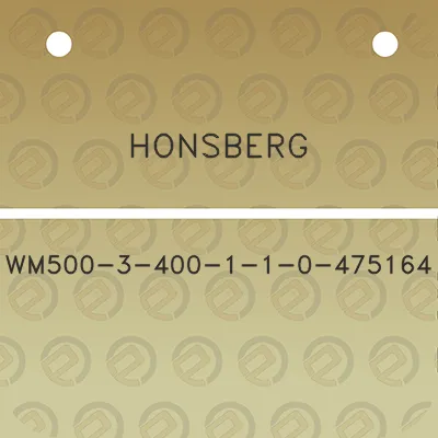 honsberg-wm500-3-400-1-1-0-475164