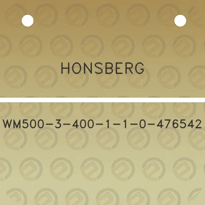 honsberg-wm500-3-400-1-1-0-476542