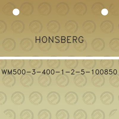 honsberg-wm500-3-400-1-2-5-100850