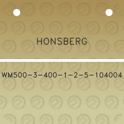 honsberg-wm500-3-400-1-2-5-104004