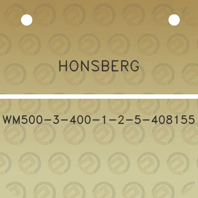 honsberg-wm500-3-400-1-2-5-408155