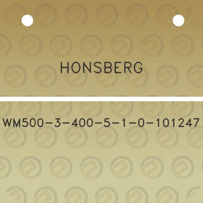 honsberg-wm500-3-400-5-1-0-101247