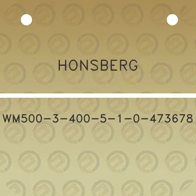 honsberg-wm500-3-400-5-1-0-473678