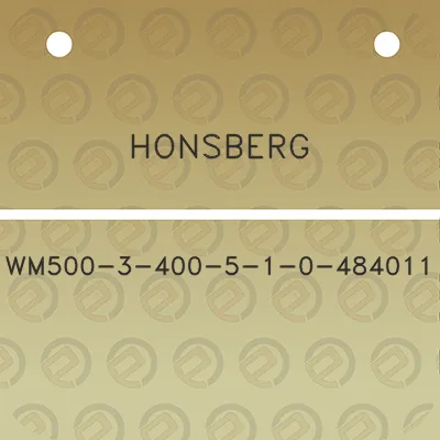 honsberg-wm500-3-400-5-1-0-484011