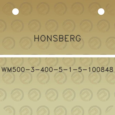 honsberg-wm500-3-400-5-1-5-100848