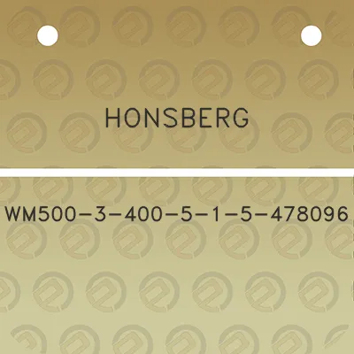 honsberg-wm500-3-400-5-1-5-478096