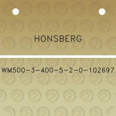 honsberg-wm500-3-400-5-2-0-102697