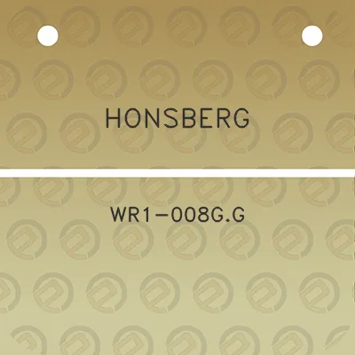 honsberg-wr1-008gg