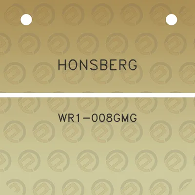 honsberg-wr1-008gmg