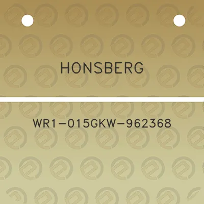 honsberg-wr1-015gkw-962368