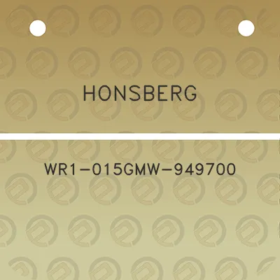 honsberg-wr1-015gmw-949700