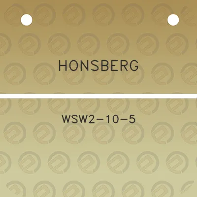 honsberg-wsw2-10-5