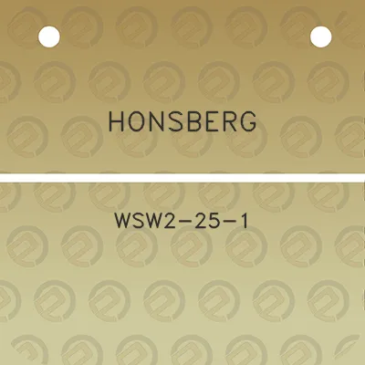 honsberg-wsw2-25-1