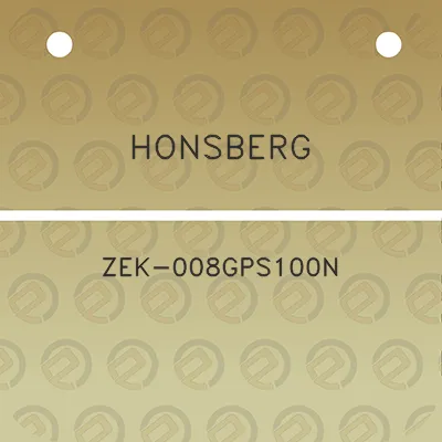 honsberg-zek-008gps100n