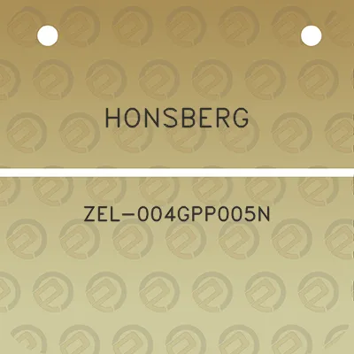 honsberg-zel-004gpp005n