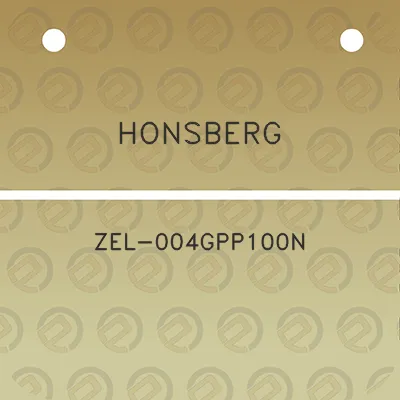 honsberg-zel-004gpp100n