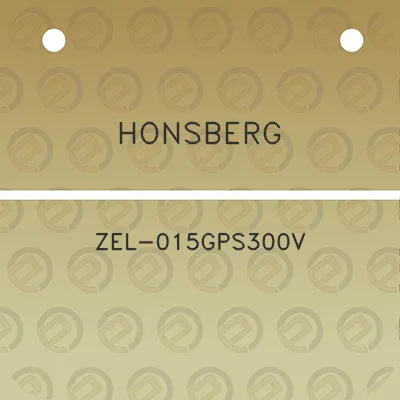 honsberg-zel-015gps300v