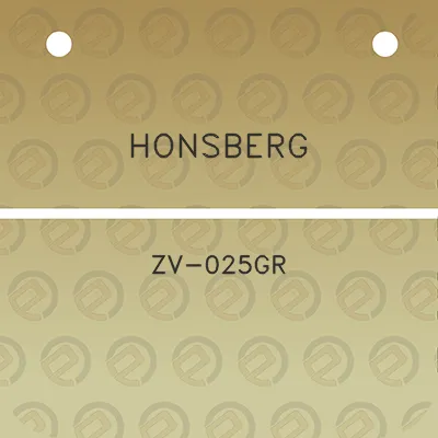 honsberg-zv-025gr