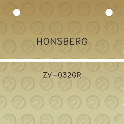 honsberg-zv-032gr